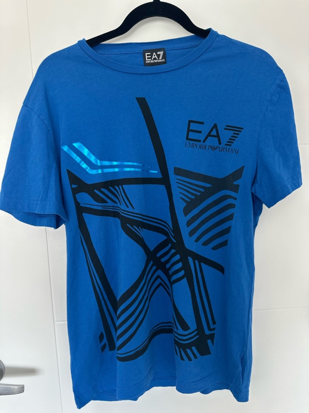 EA7 Emporio Armani Royal Blue Logo Tee